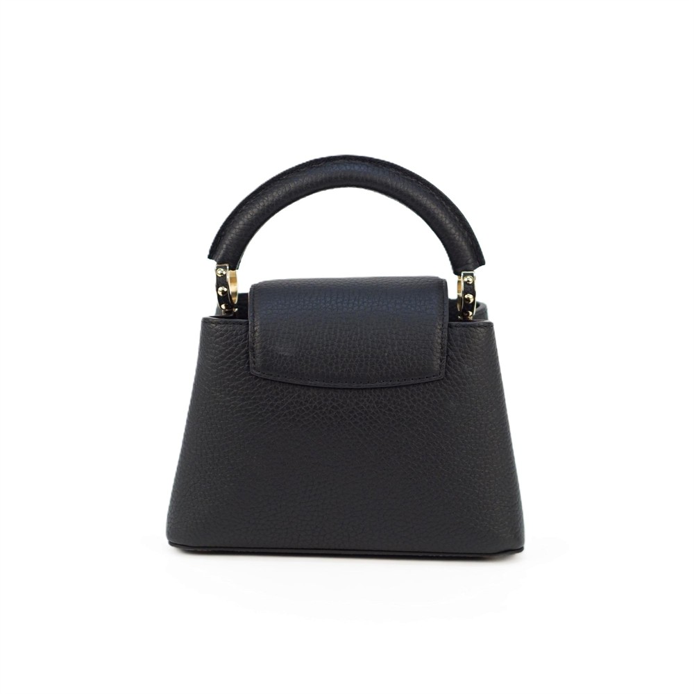 HANDTASCHE - LOUIS VUITTON MINI CAPUCINES SCHWARZ