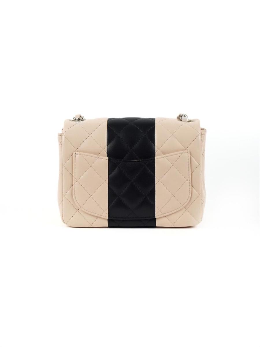 UMHÄNGETASCHE - CHANEL CLASSIC SINGLE FLAP QUILTED SQUARE MINI