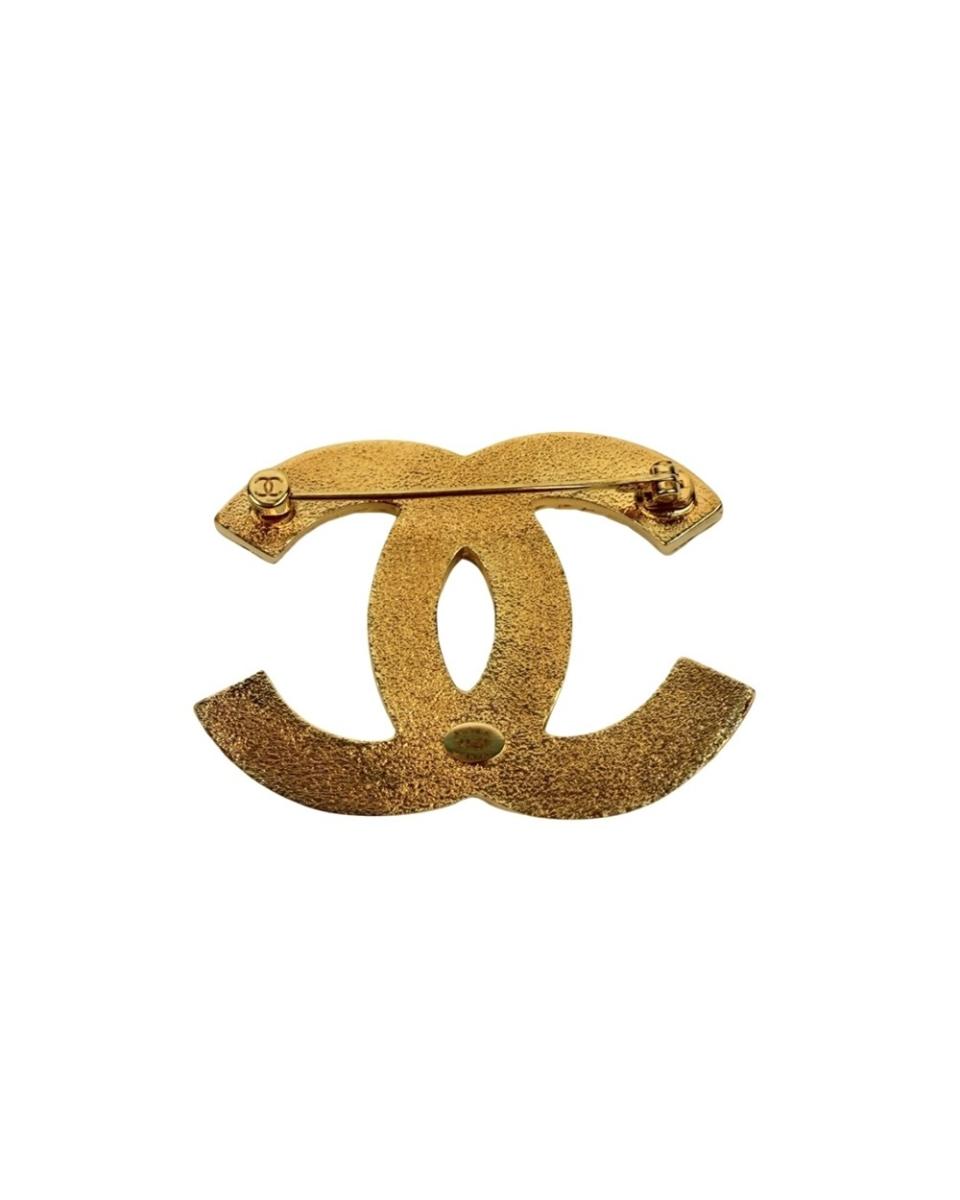 BROSCHEN - CHANEL DENIM CC LOGO
