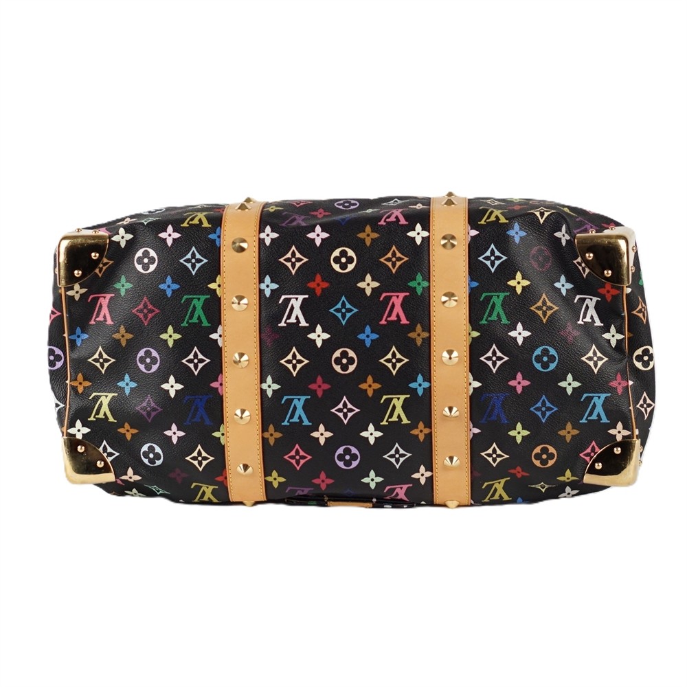 REISETASCHE - LOUIS VUITTON KEEPALL 45 MONOGRAM MULTICOLORE SCHWARZ