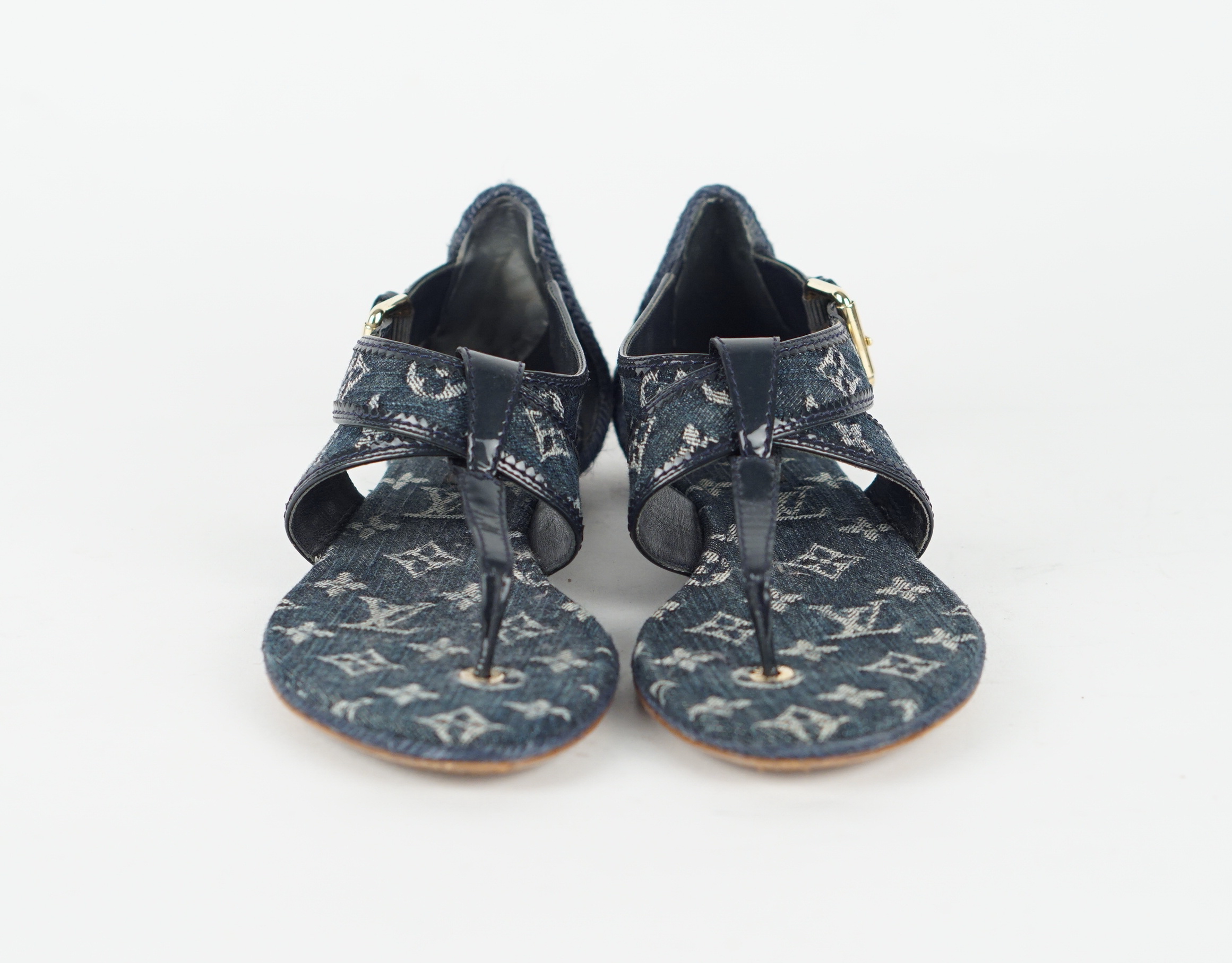 SANDALEN - MONOGRAM DENIM 