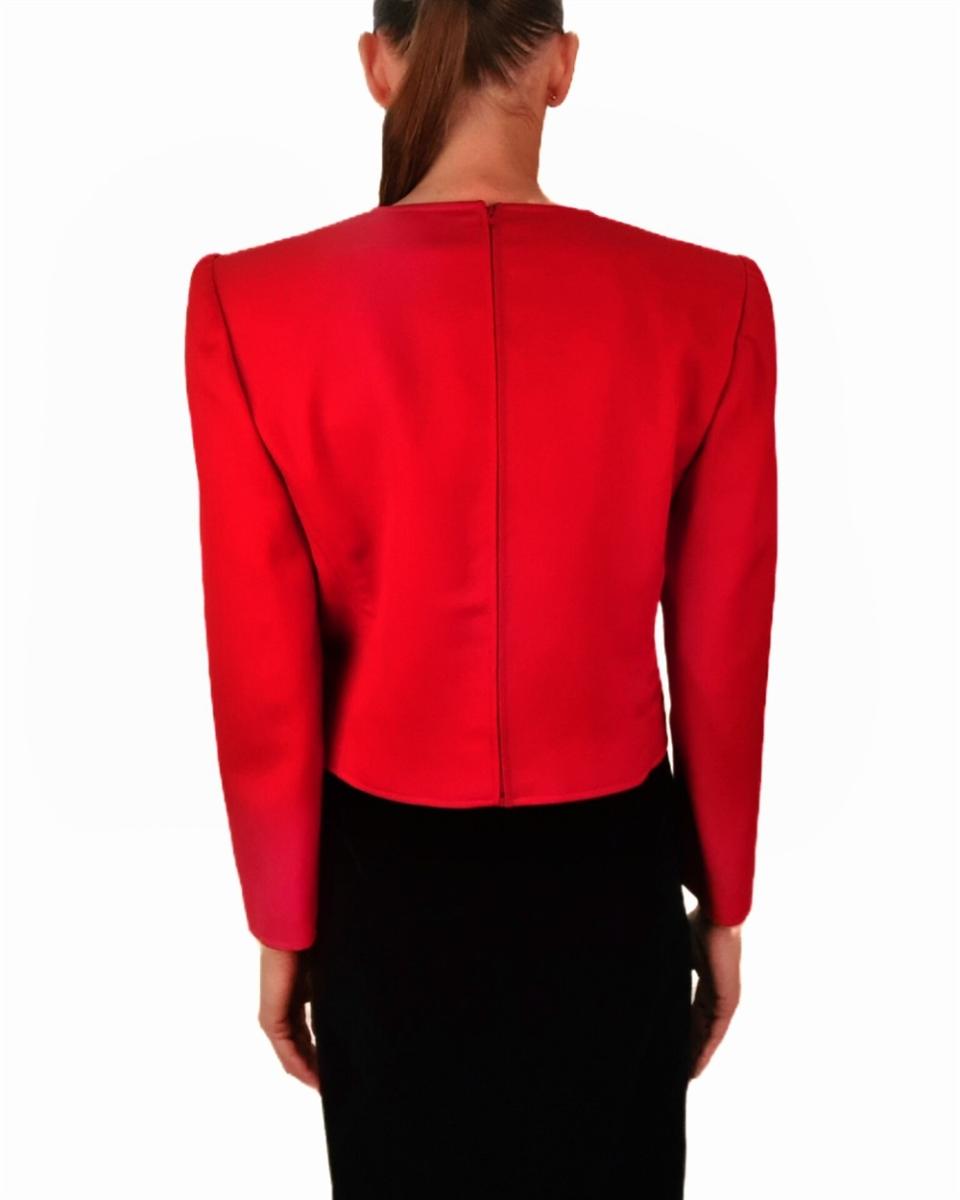 BLAZER - VALENTINO BOUTIQUE BLAZER ROT SCHWARZ