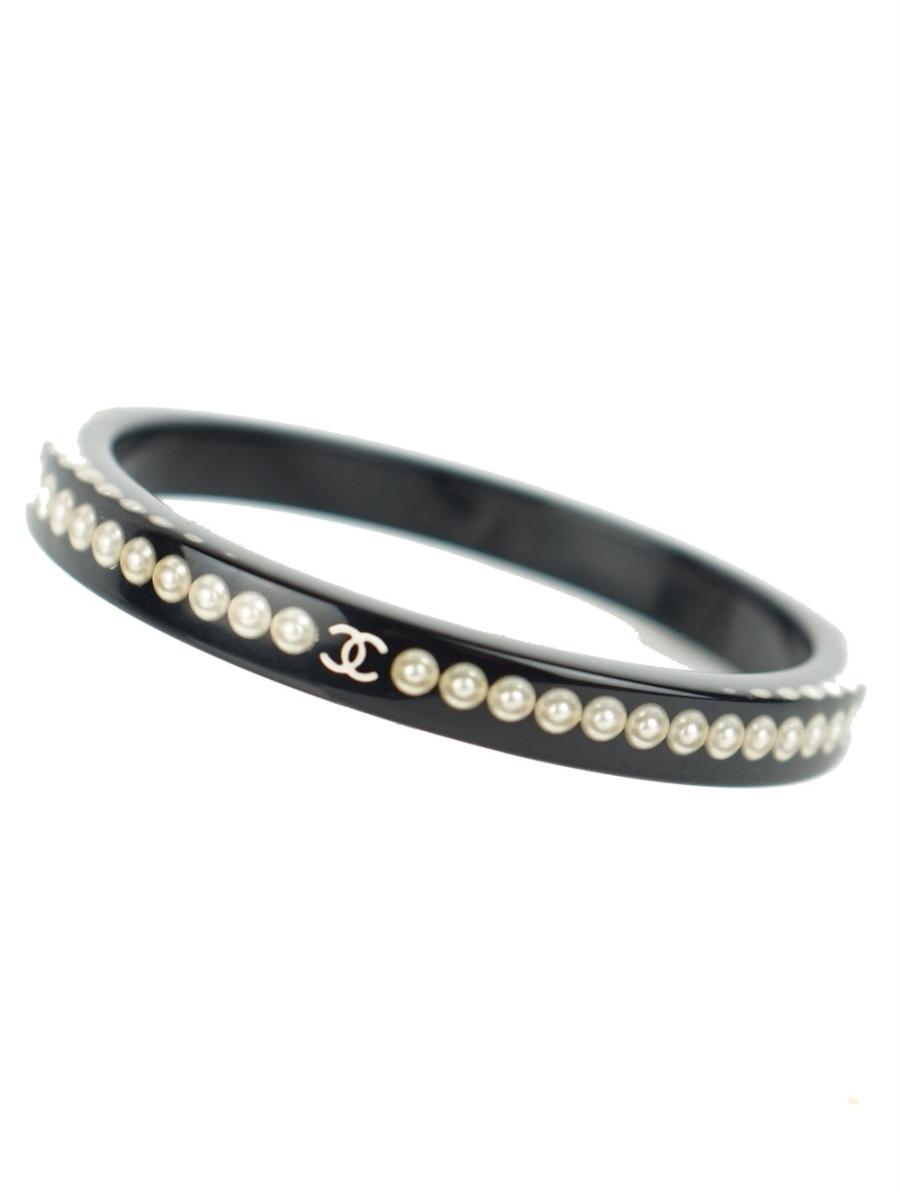 ARMBAND - CHANEL VINTAGE CC LOGO PERLEN Ø 6,5cm