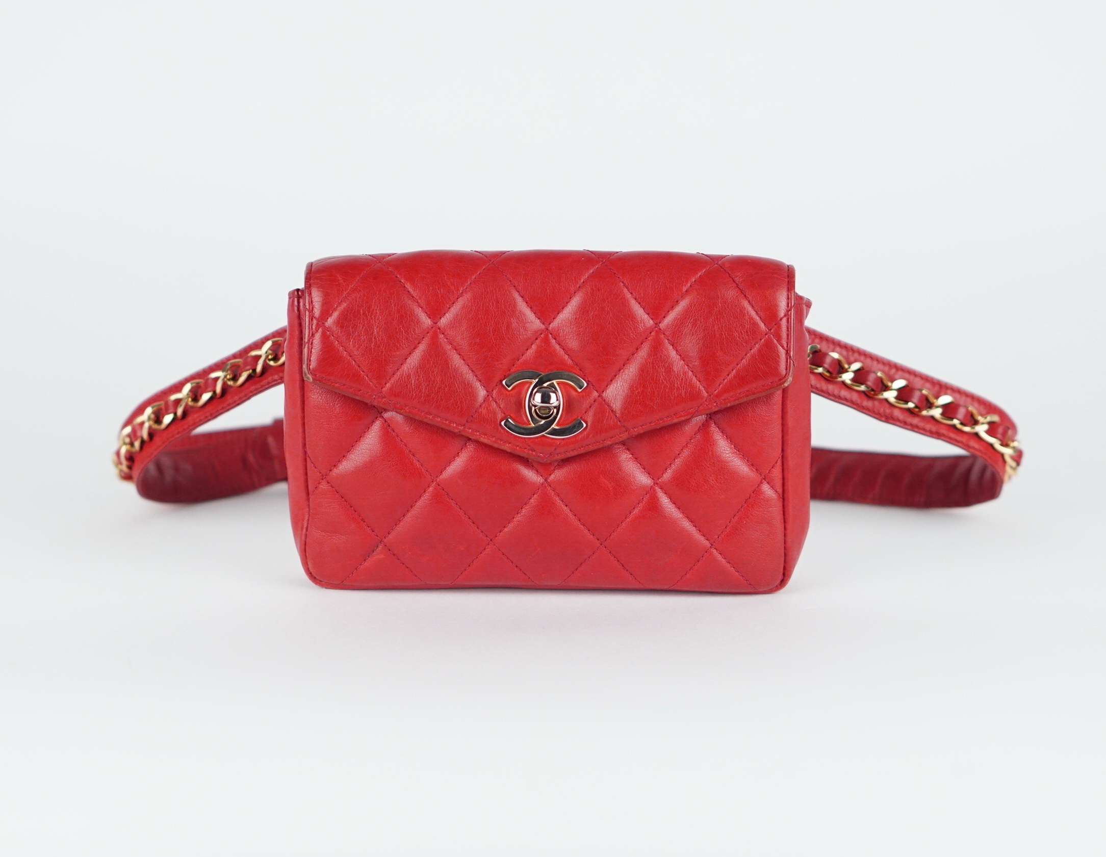 BAUCHTASCHE - CHANEL VINTAGE ROT