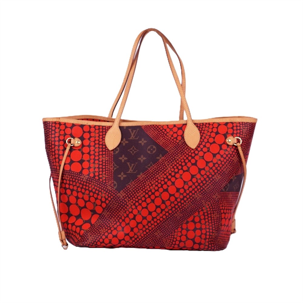 SHOPPER - LOUIS VUITTON YAYOI KUSAMA NEVERFULL MM MONOGRAM CANVAS