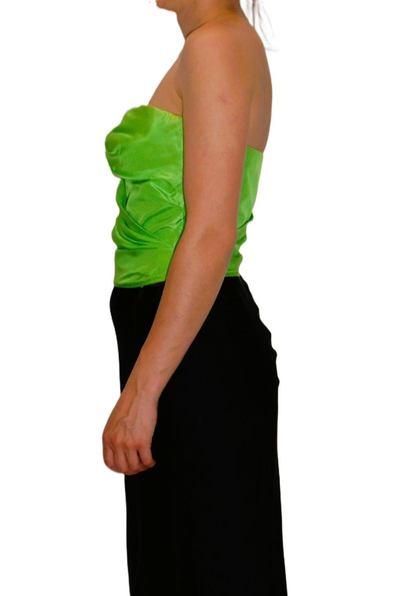 SHIRTS - UNGARO BUSTIER SEIDENTOP GRÜN