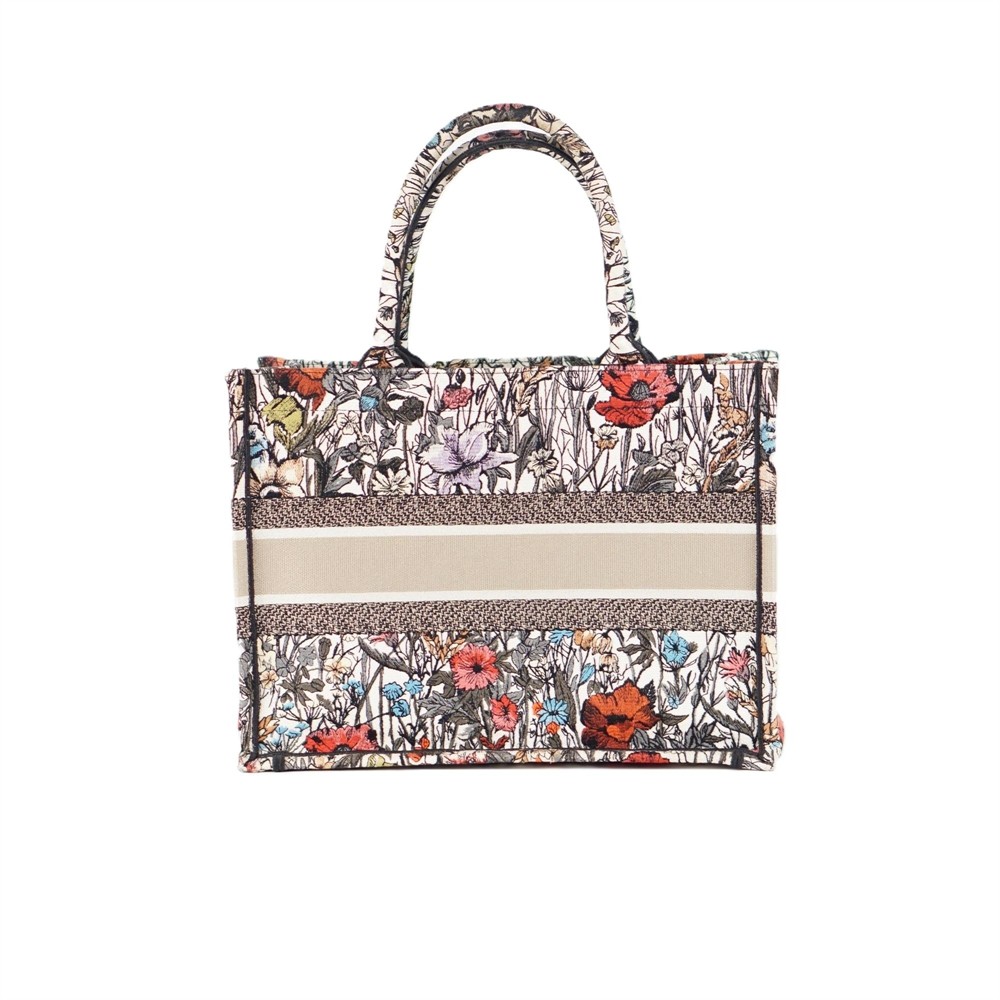 HENKELTASCHEN - DIOR BOOK TOTE MULTICOLOR MILLE FLEURS