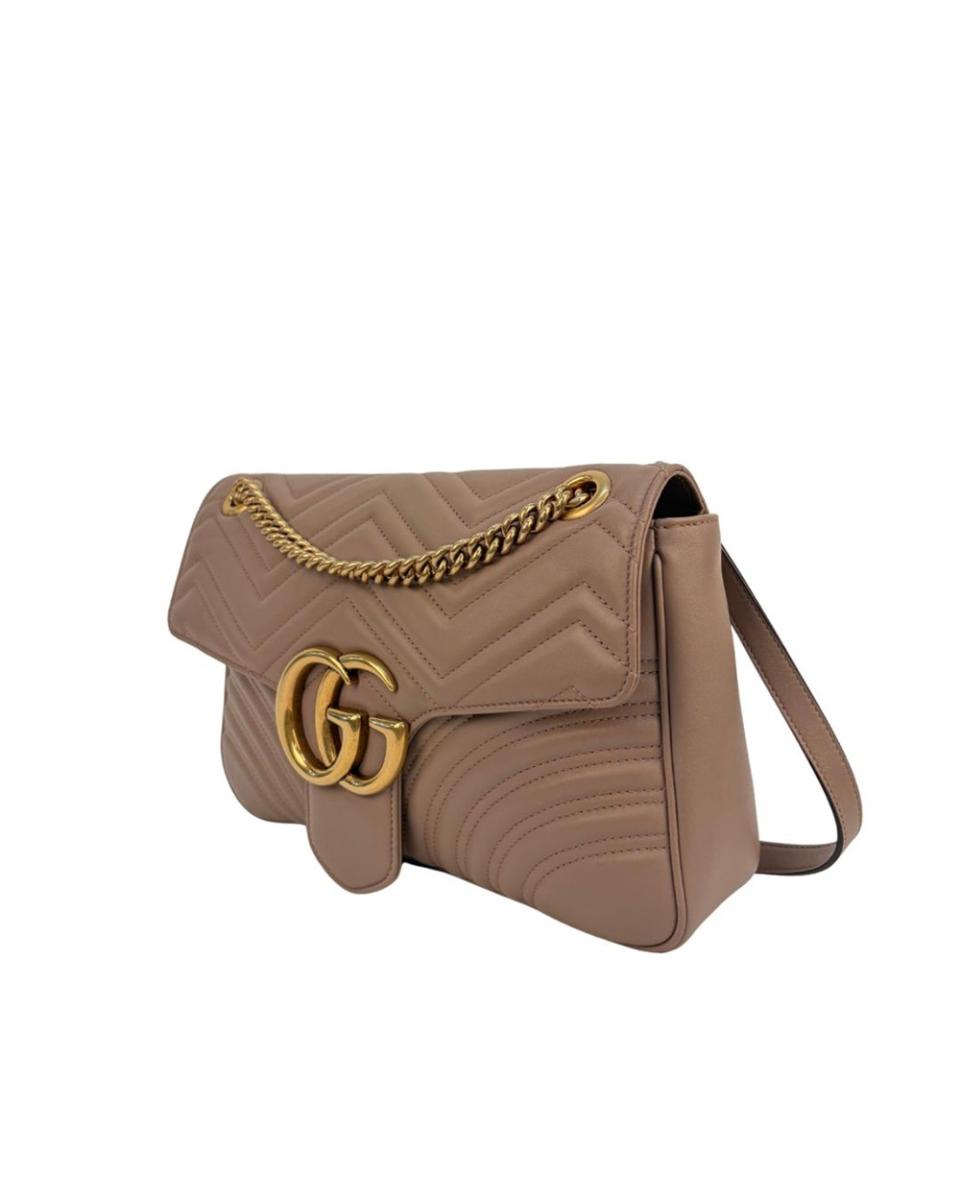 UMHÄNGE- & SCHULTERTASCHEN - GUCCI GG MARMONT BEIGE