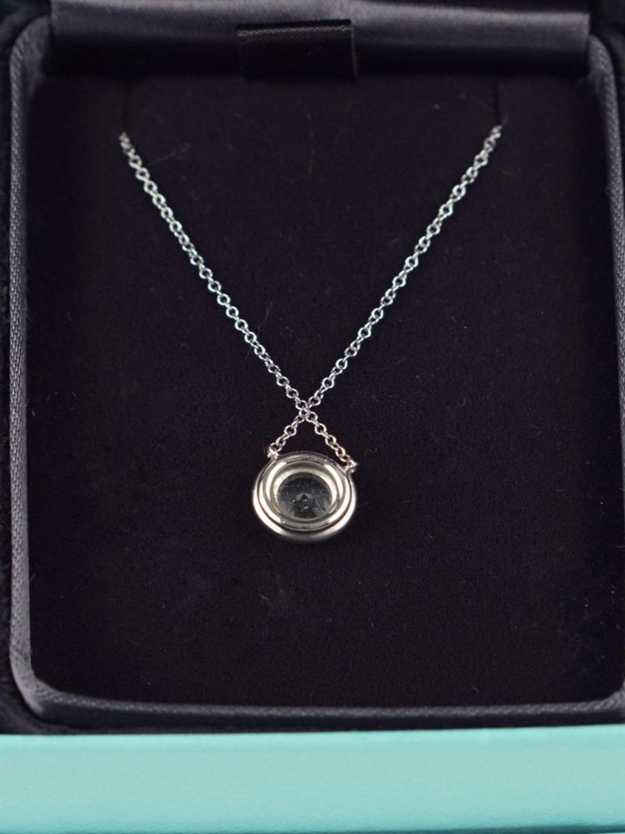 HALSKETTE - TIFFANY & CO. SOLESTE AQUAMARINE PLATINUM