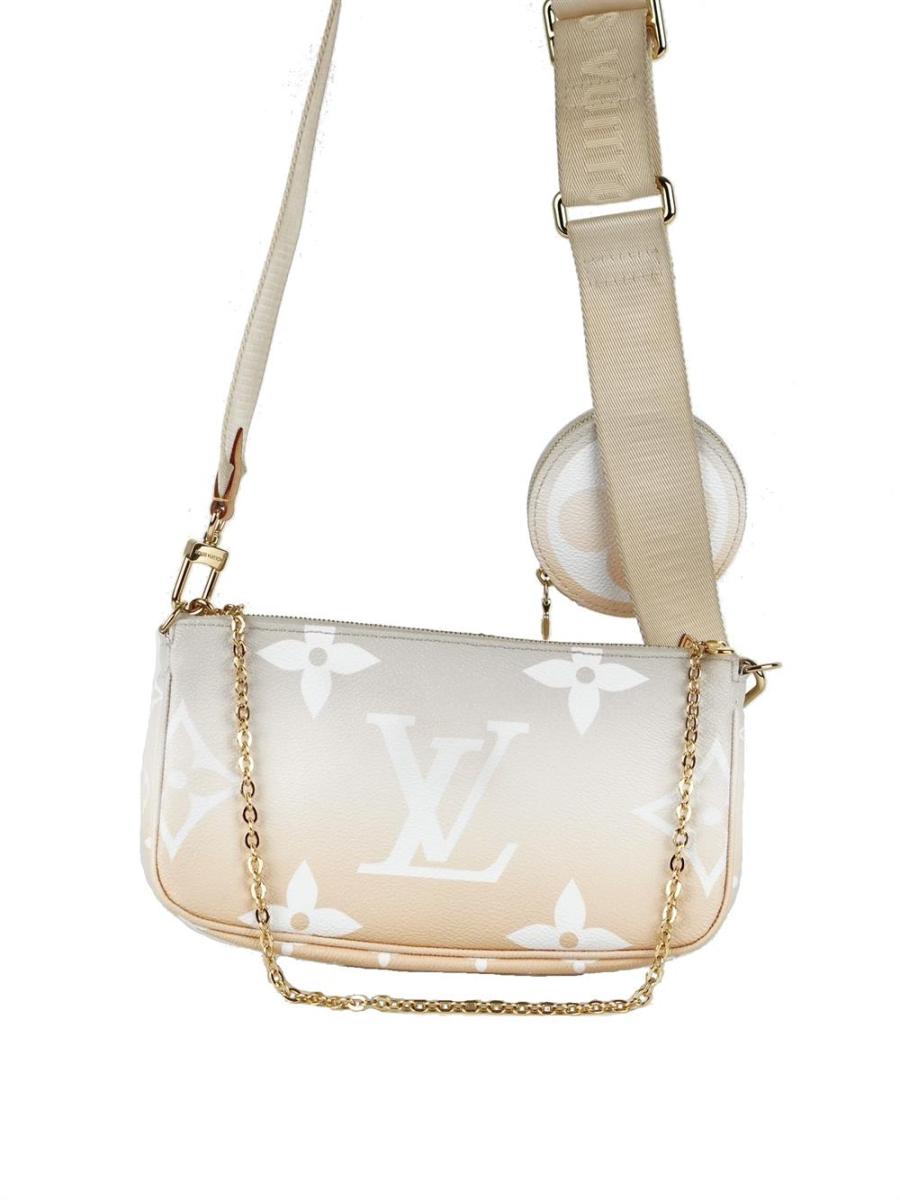 UMHÄNGETASCHE - LOUIS VUITTON POCHETTE FARBVERLAUF PASSTELL MONOGRAM