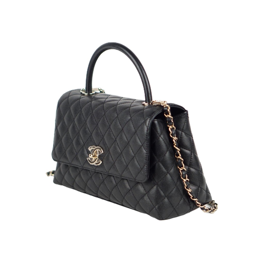 HANDTASCHE - CHANEL COCO HANDLE SCHWARZ