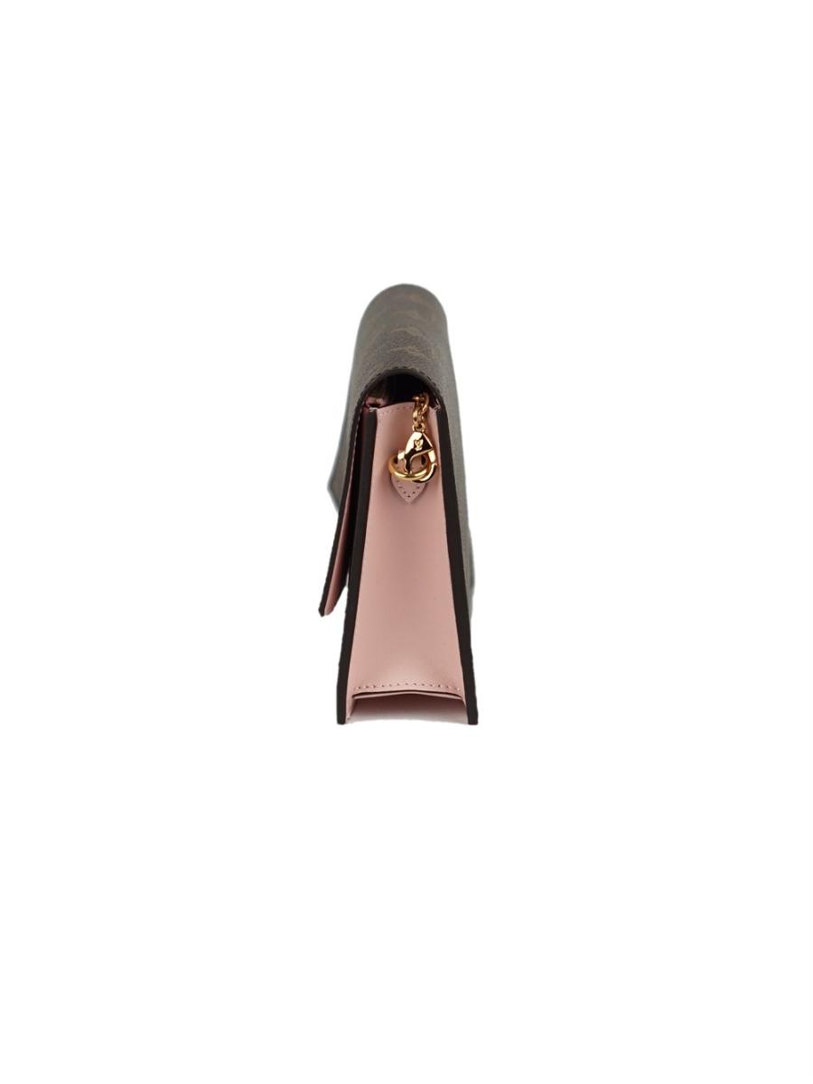 UMHÄNGETASCHE - LOUIS VUITTON FLORE WALLET ON CHAIN ROSA