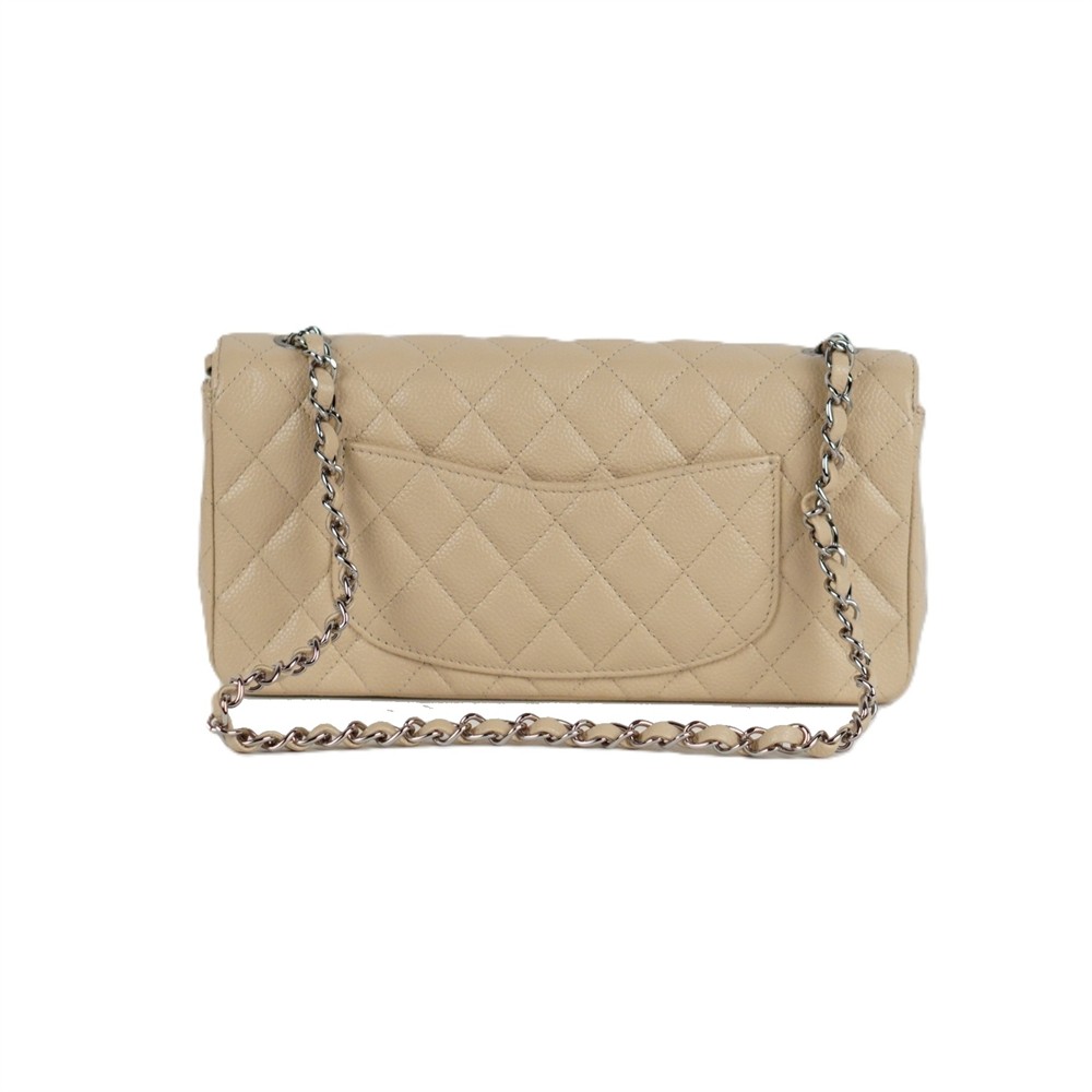 SCHULTERTASCHE - CHANEL BAGUETTE CAVIAR BEIGE