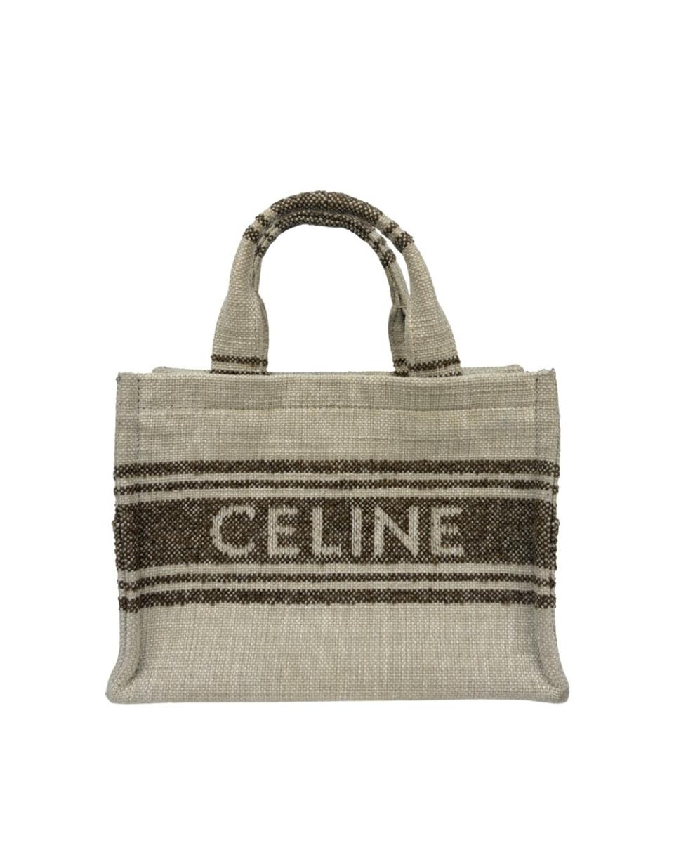 SHOPPER - CELINE SMALL CABAS THAIS BROWN BEIGE