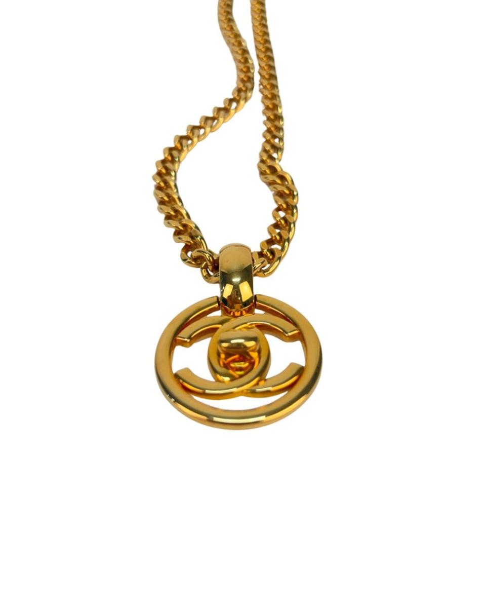 HALSKETTEN - CHANEL VINTAGE CC TURNLOCK