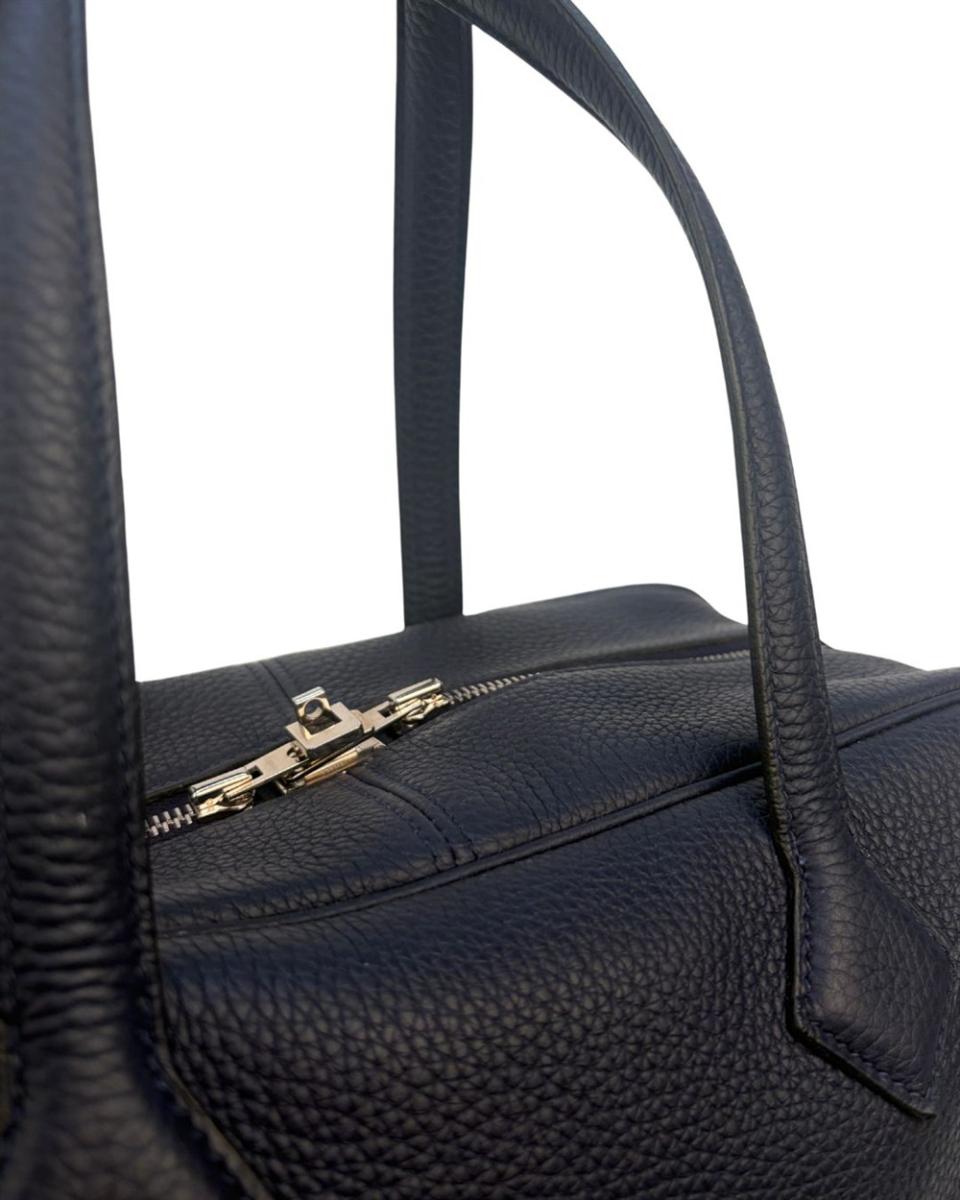 HANDTASCHEN - HERMES VICTORIA 35 BLEU NUIT