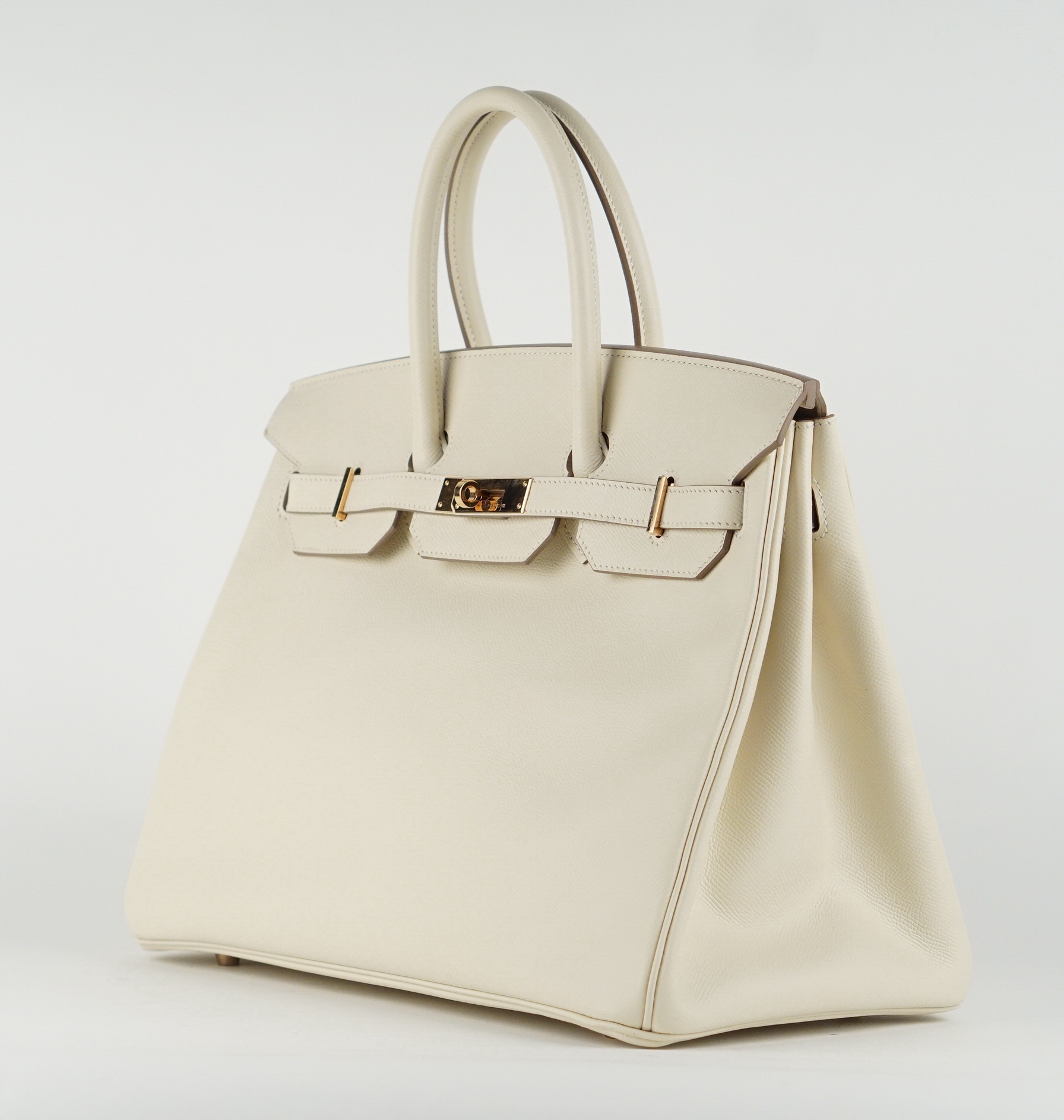 HENKELTASCHE - BIRKIN 35 WEISS