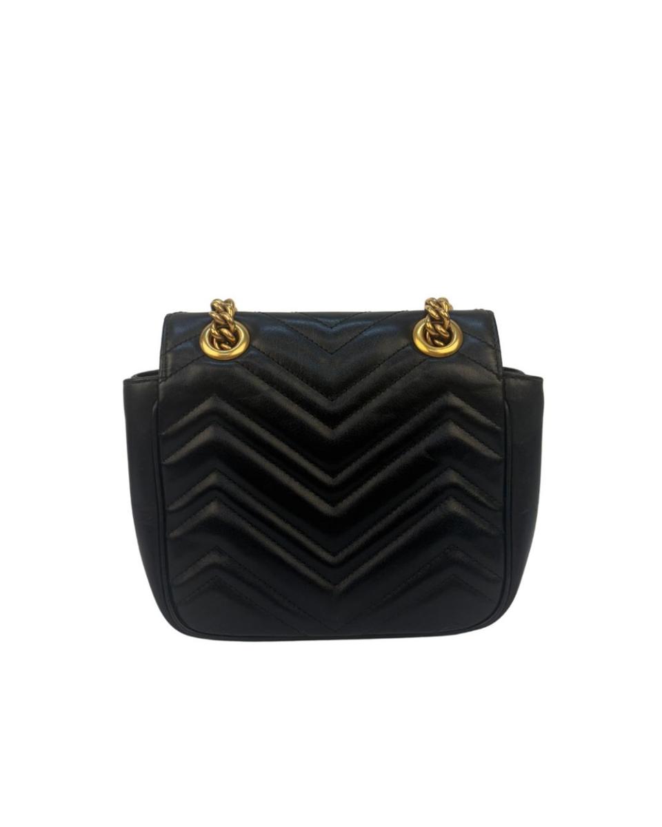 UMHÄNGE- & SCHULTERTASCHEN - GUCCI MINI GG MARMONT SCHWARZ