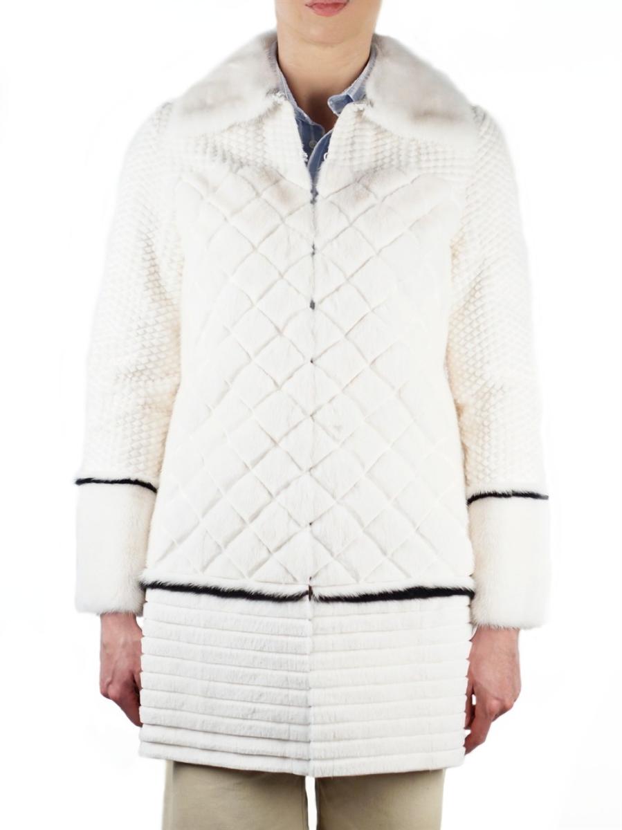 FUR COAT - FENDI MINK WHITE