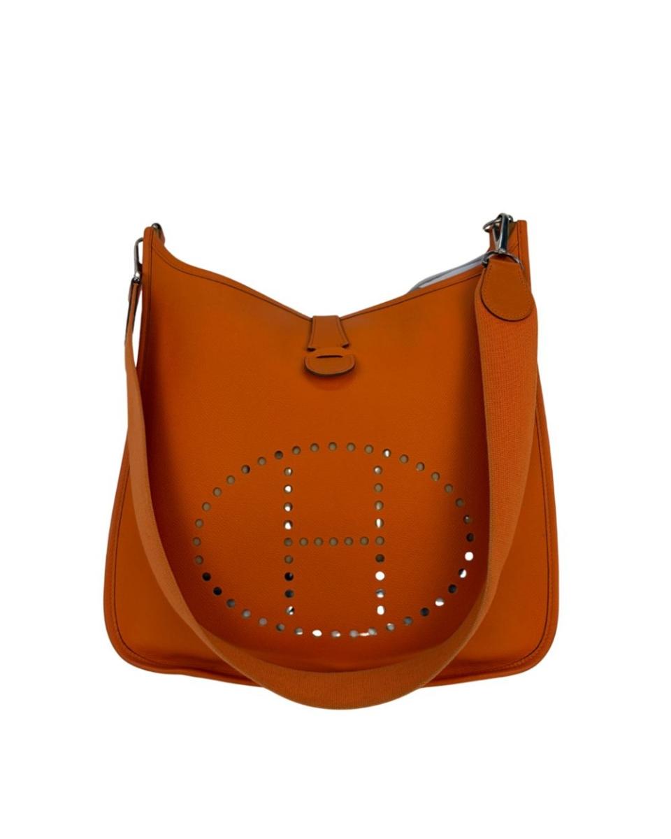 UMHÄNGE- & SCHULTERTASCHEN - HERMES EVELYNE II ORANGE EPSOM