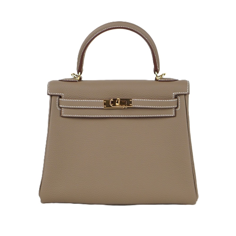 HENKELTASCHE - HERMÈS KELLY 25 TOGO ETAUPE