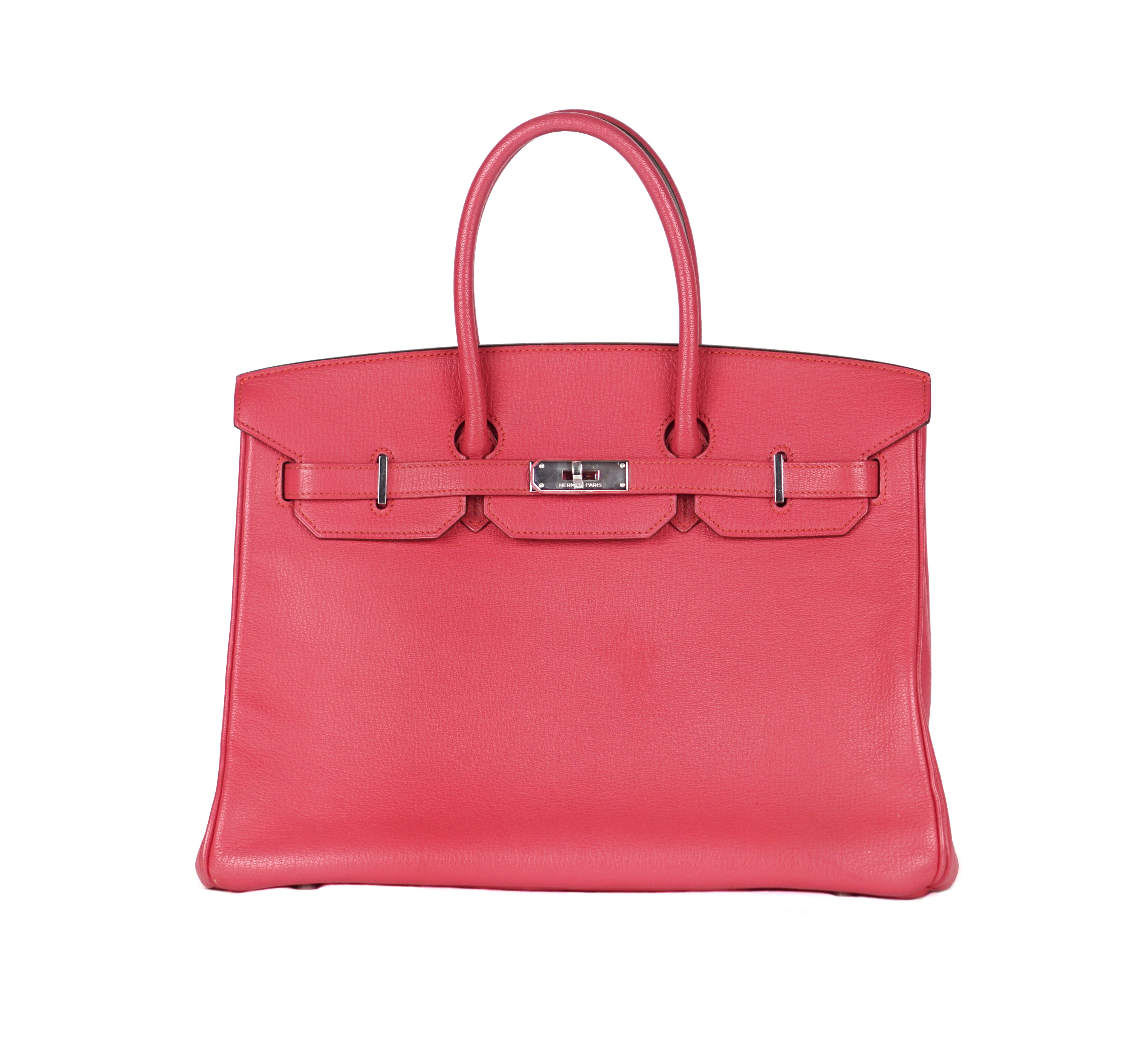 TOTE BAG - HERMÈS BIRKIN 35 ROSE SHOCKING