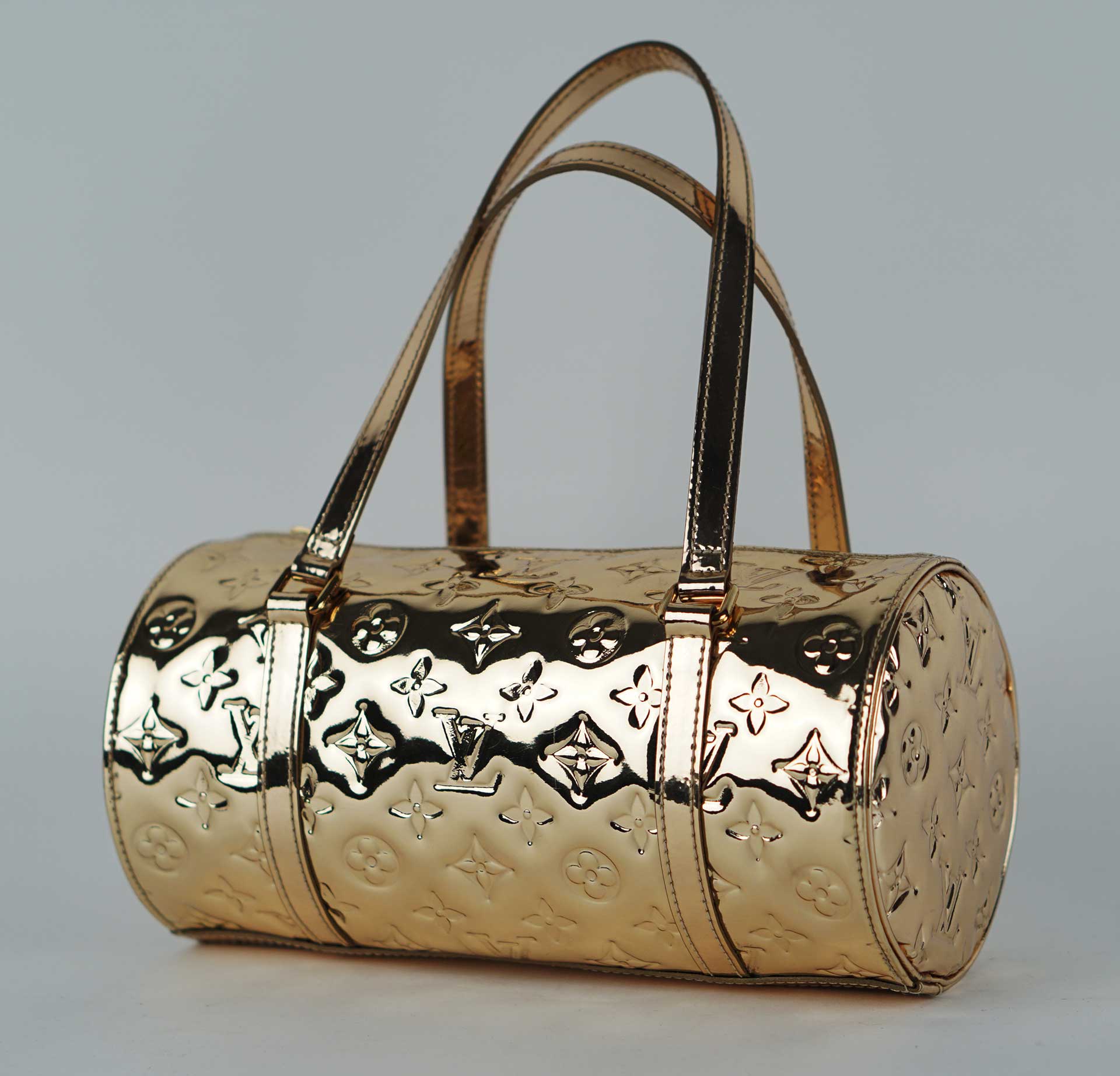 Gold Monogram Miroir Papillon Bag 