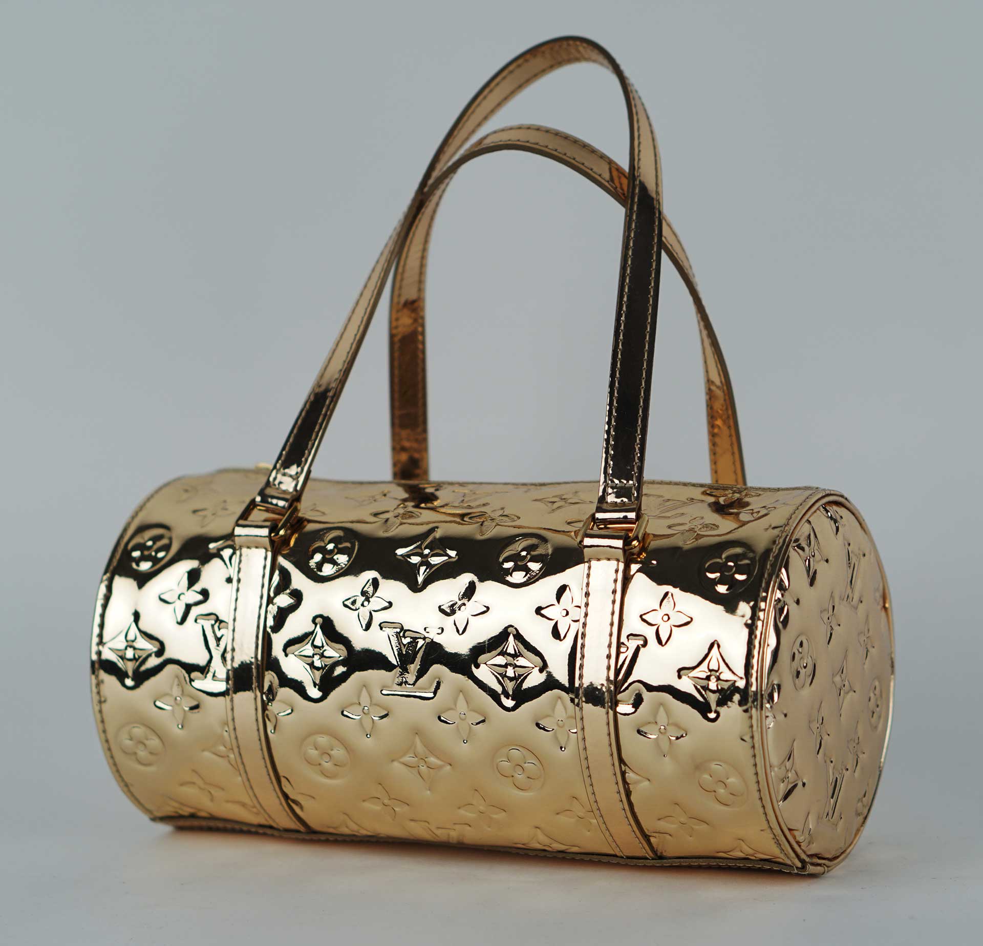 Louis Vuitton Gold Monogram Miroir Papillon Bag