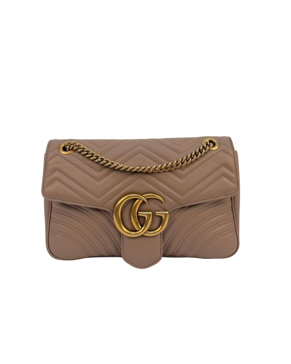 UMHÄNGE- & SCHULTERTASCHEN - GUCCI GG MARMONT BEIGE