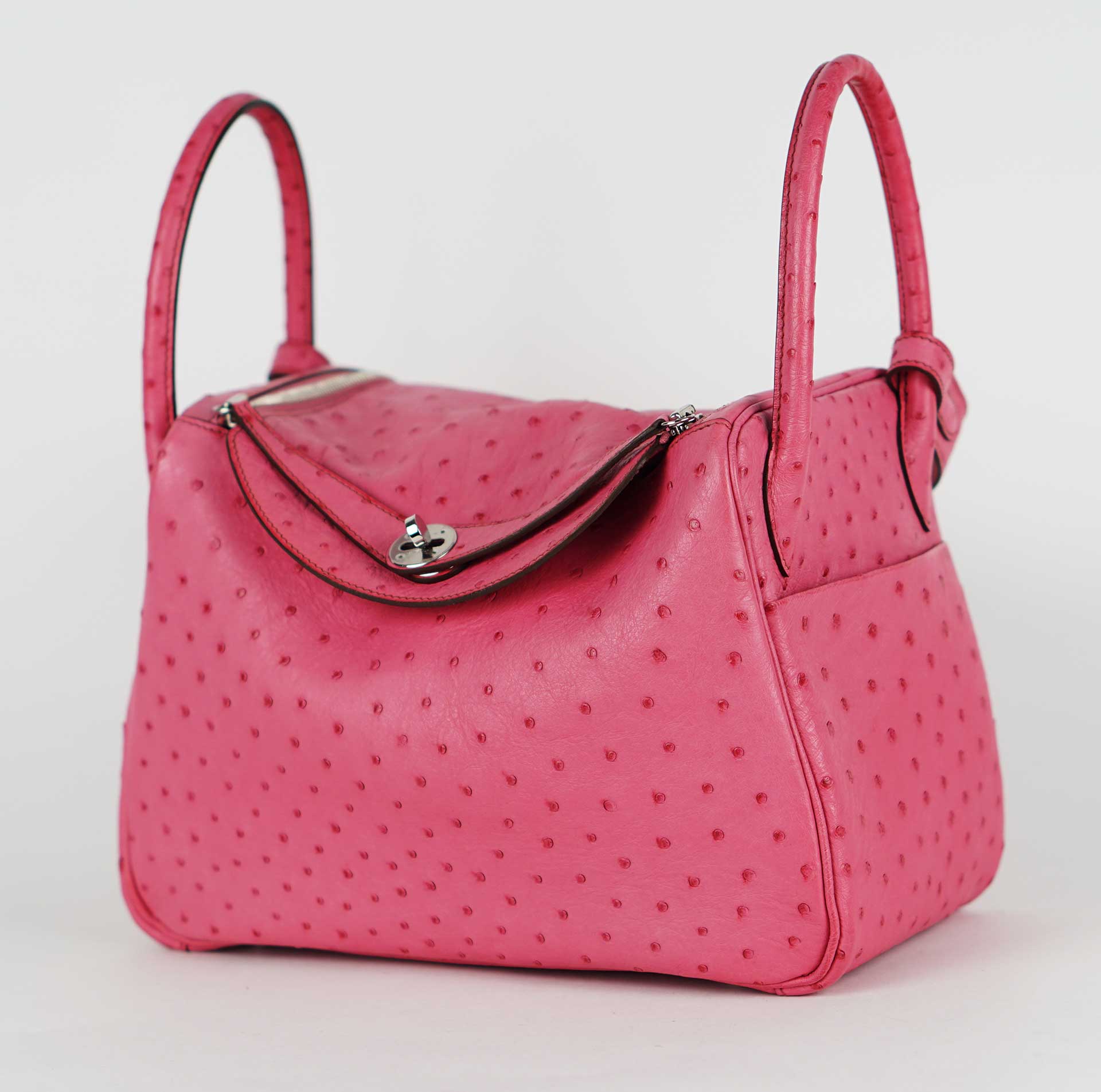 HENKELTASCHE - LINDY 30 FUCHSIA PINK