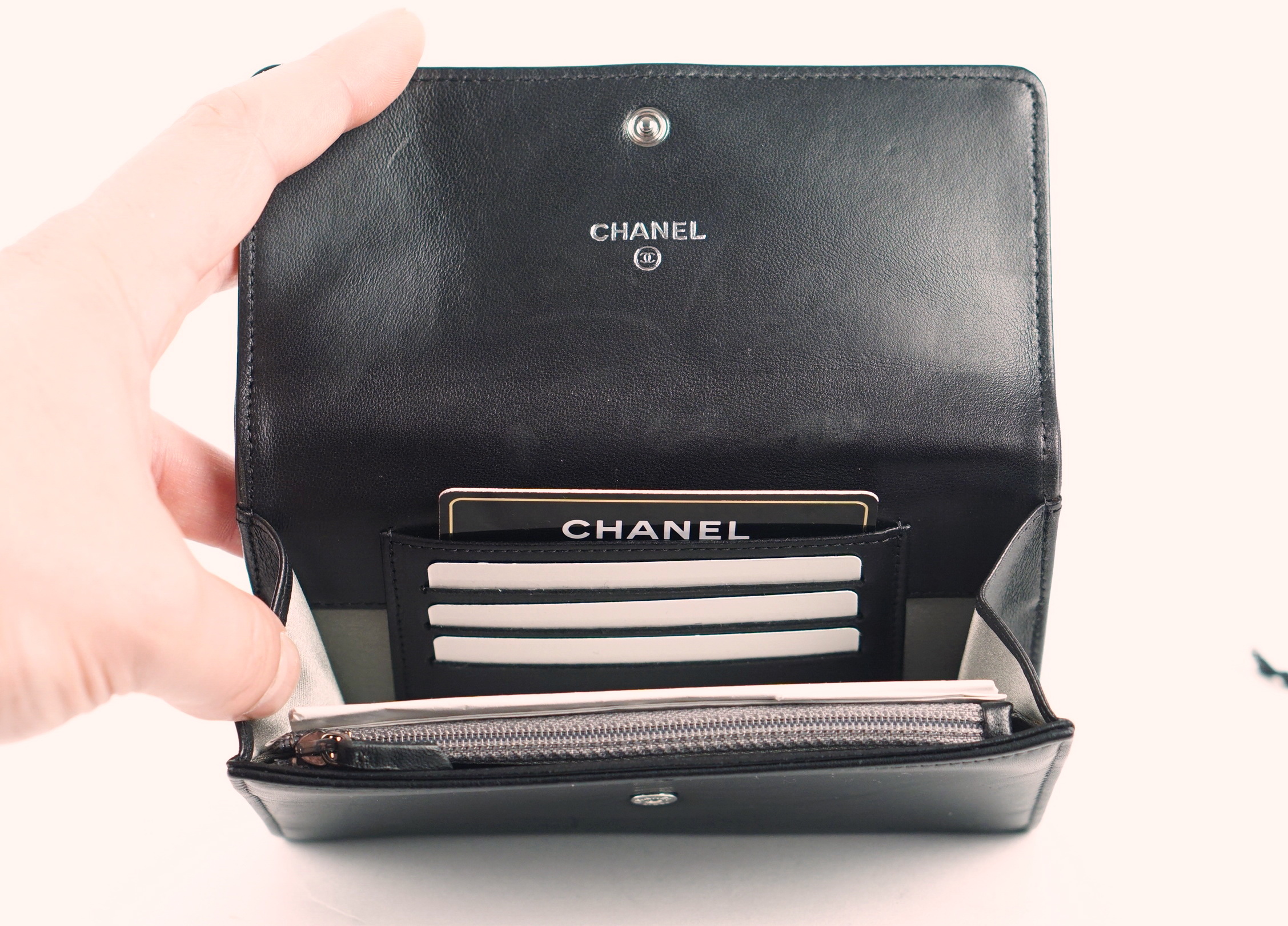 Wallet Black Portemonnaie 