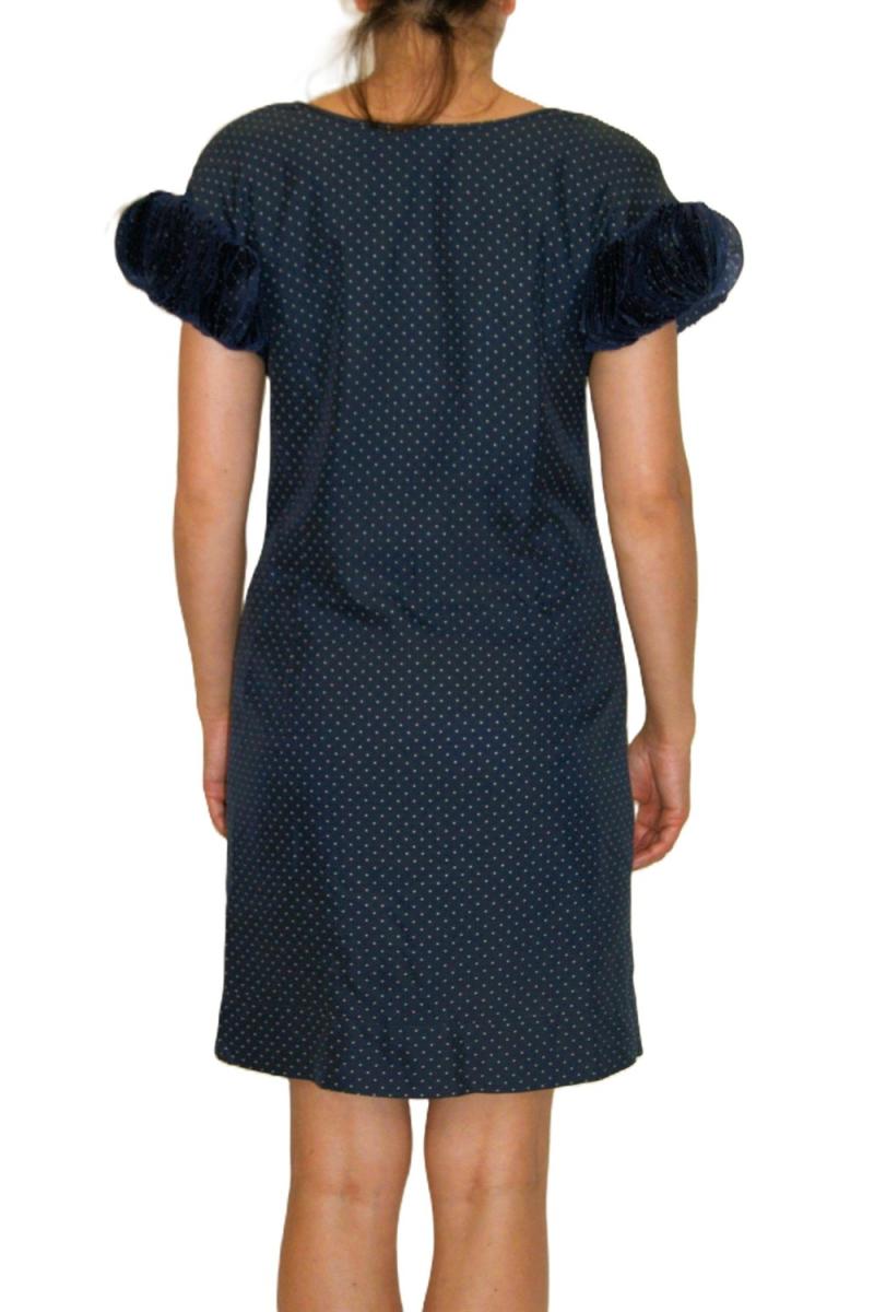 KLEIDER - VALENTINO BOUTIQUE POLKA DOT KLEID BLAU