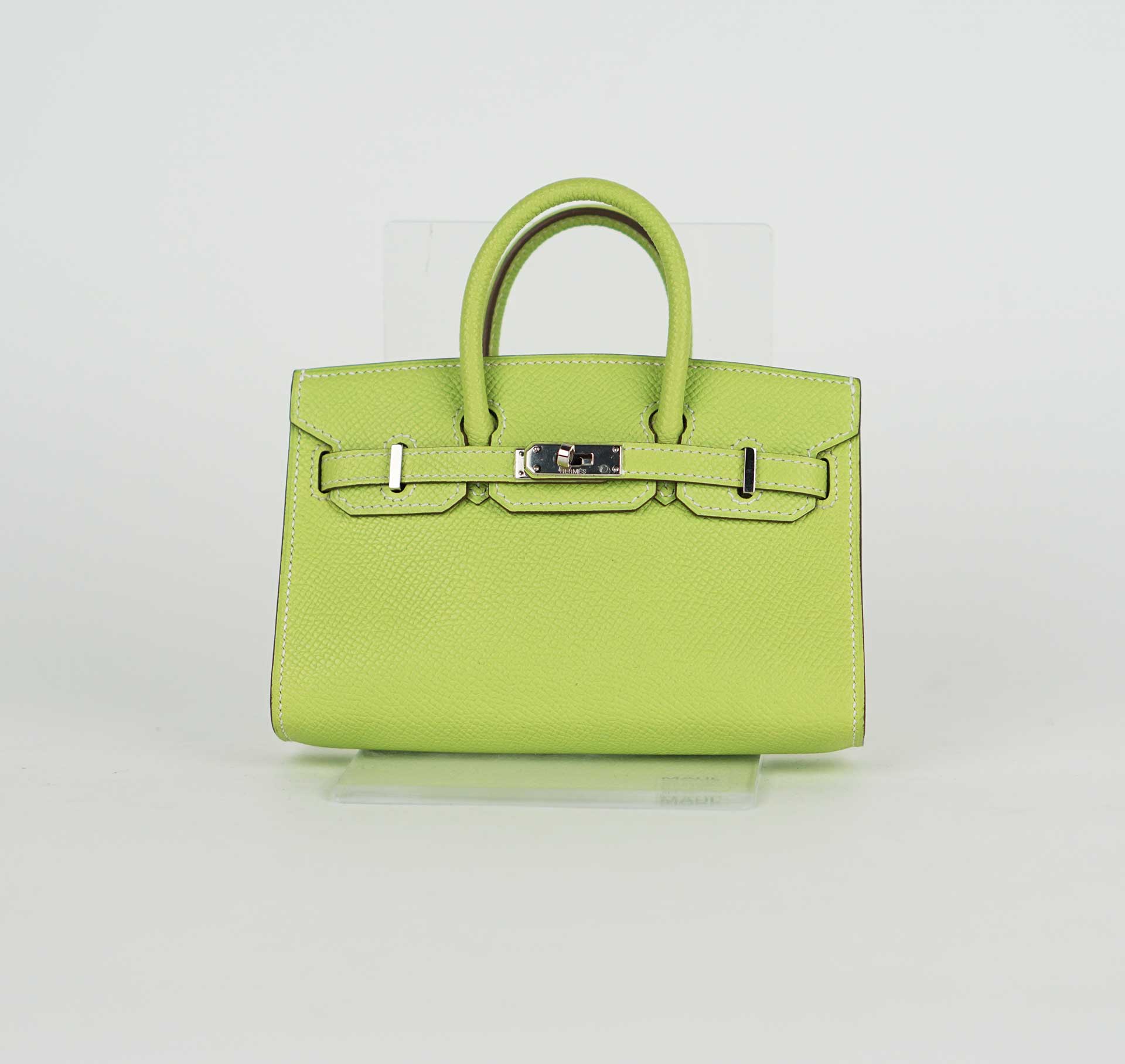 HENKELTASCHE - HERMÈS BIRKIN 15 MICRO KIWI