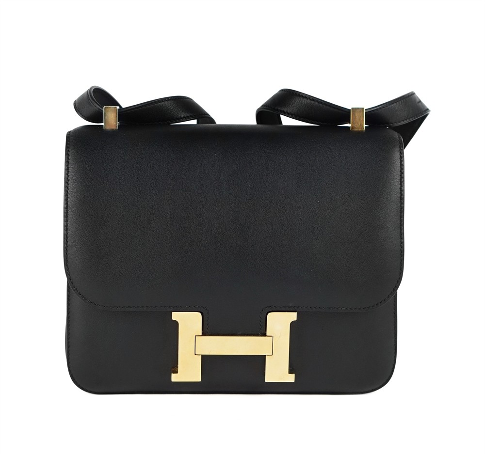 UMHÄNGETASCHE - HERMÈS CONSTANCE 24 NOIR