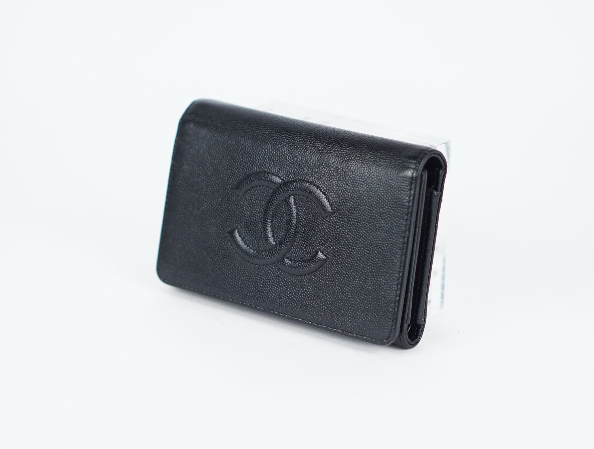 PORTEMONNAIE - LEDER SCHWARZ 