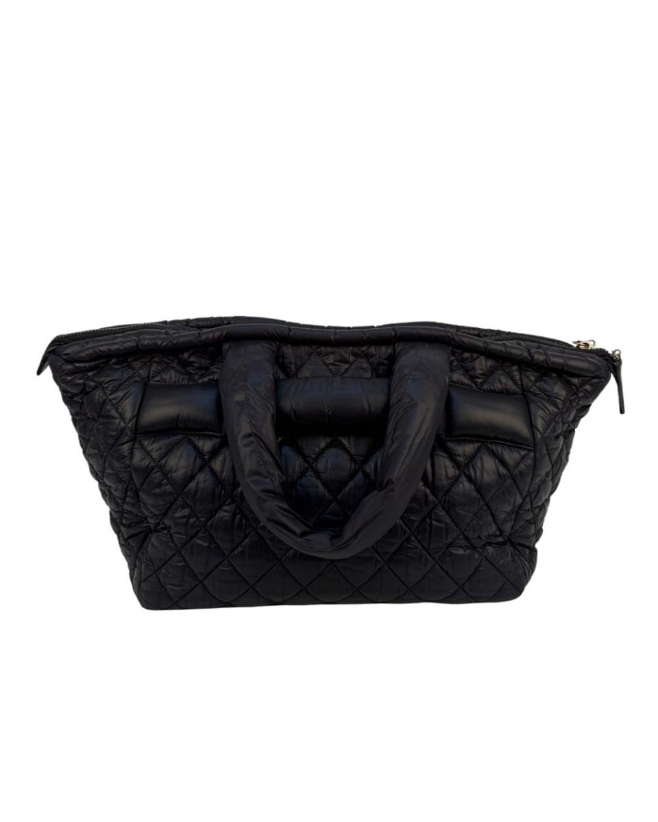 TOTE BAGS - CHANEL COCO COCOON NYLON BLACK
