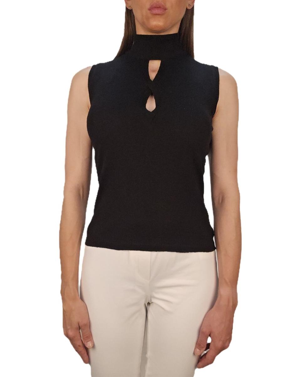 STRICKWAREN - GIANNI VERSACE COUTURE PULLUNDER SCHWARZ