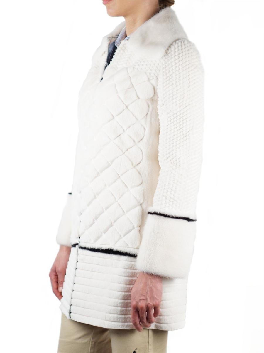FUR COAT - FENDI MINK WHITE
