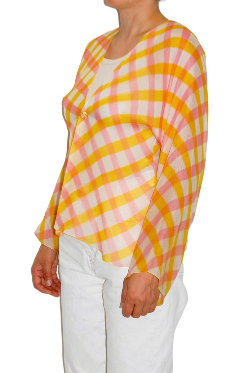 BLUSEN - CHANEL BOUTIQUE SEIDEN BLUSE KARIERT