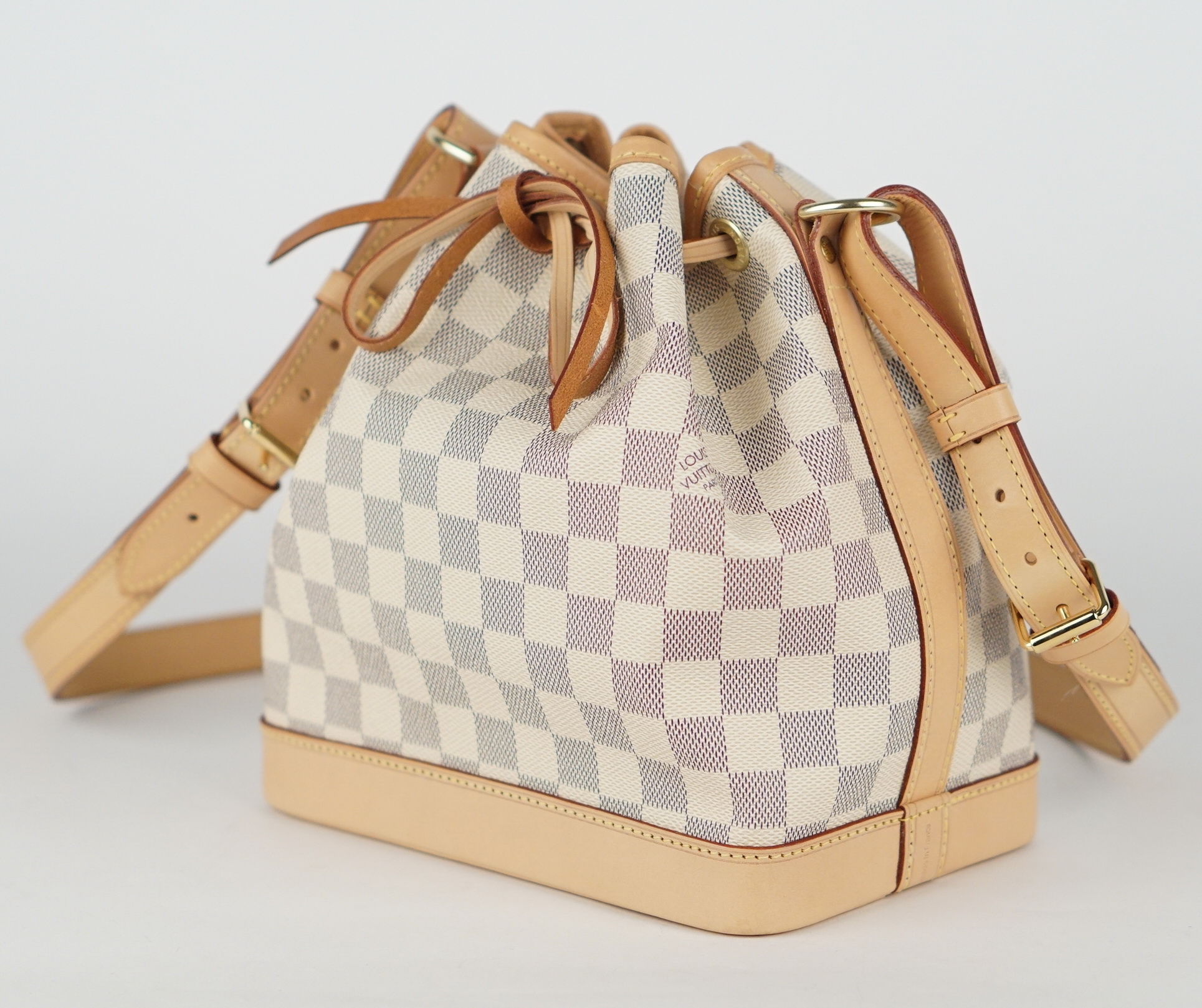 damier azur bucket