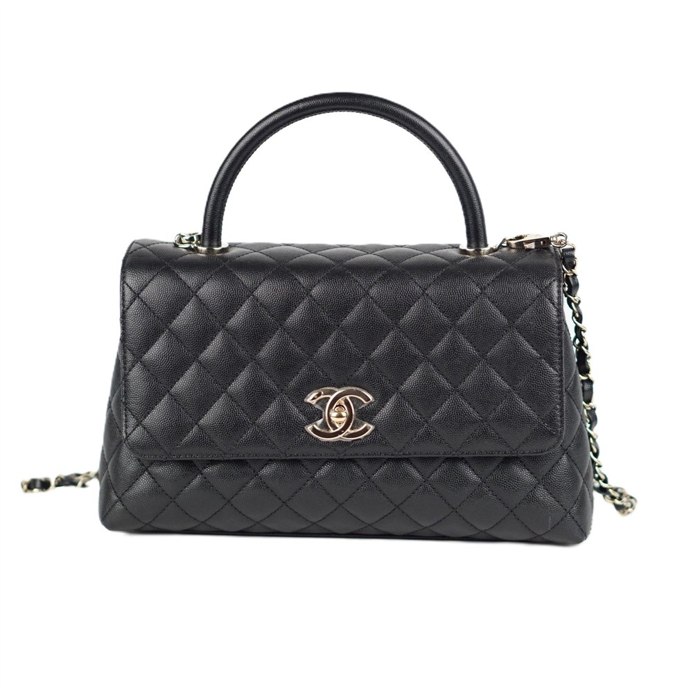HANDTASCHE - CHANEL COCO HANDLE SCHWARZ