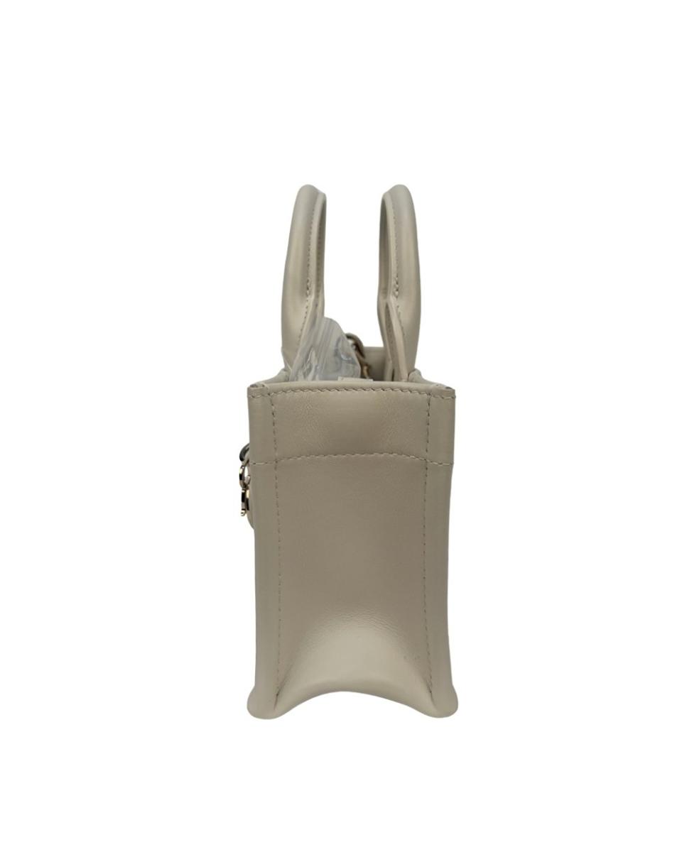 TOTE BAGS - DIOR MINI BOOK TOTE MACROCANNAGE WHITE