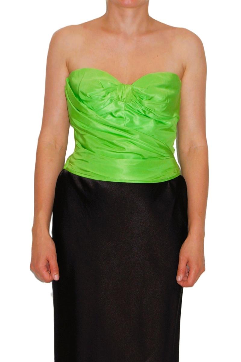 SHIRTS - UNGARO BUSTIER SEIDENTOP GRÜN