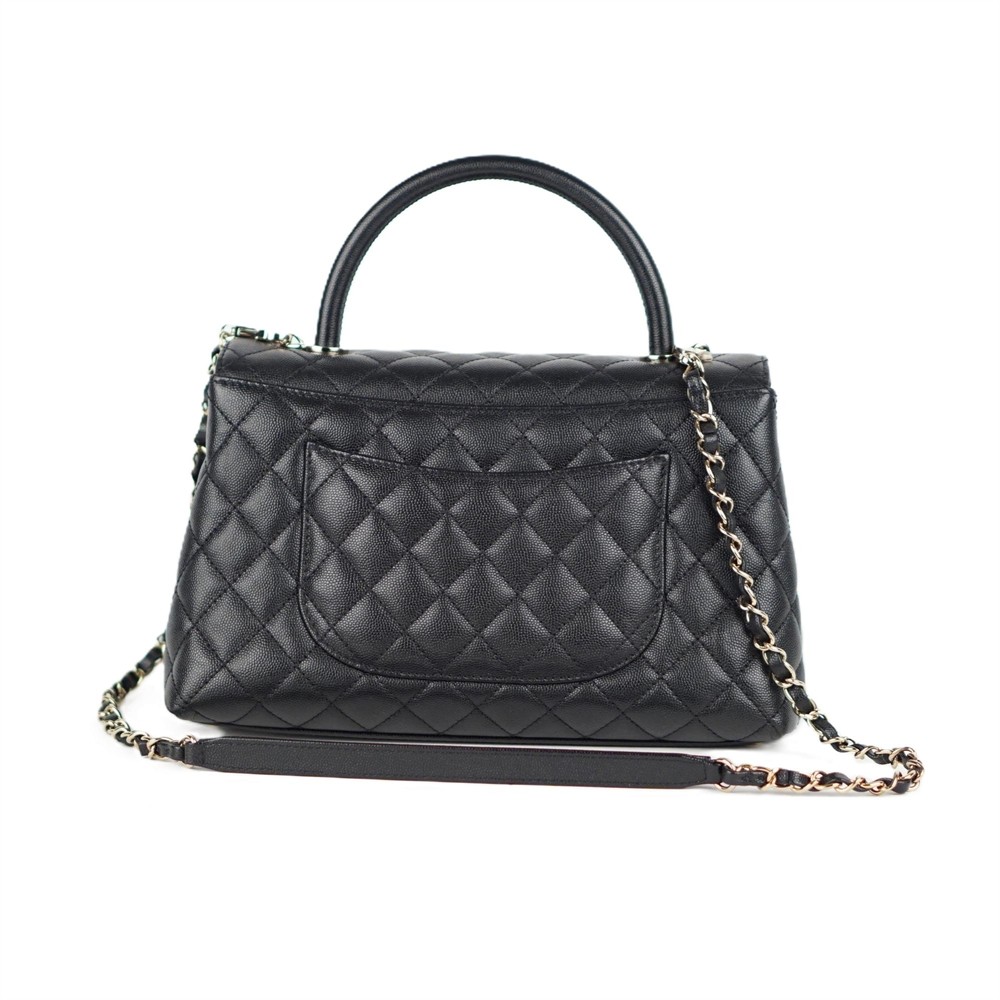 HANDTASCHE - CHANEL COCO HANDLE SCHWARZ