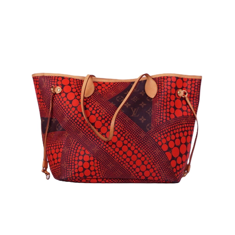 SHOPPER - LOUIS VUITTON YAYOI KUSAMA NEVERFULL MM MONOGRAM CANVAS