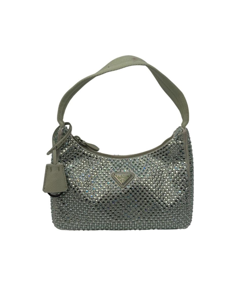 CROSSBODY & SHOULDERBAGS - PRADA RE-EDITION 2000 MINI HOBO MINT