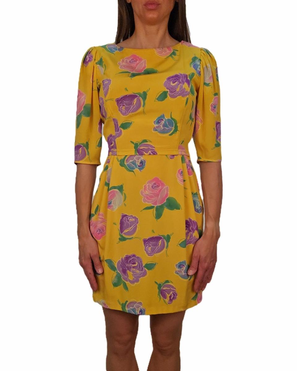 KLEIDER - UNGARO PARALLELE GEBLÜMTES SEIDENKLEID