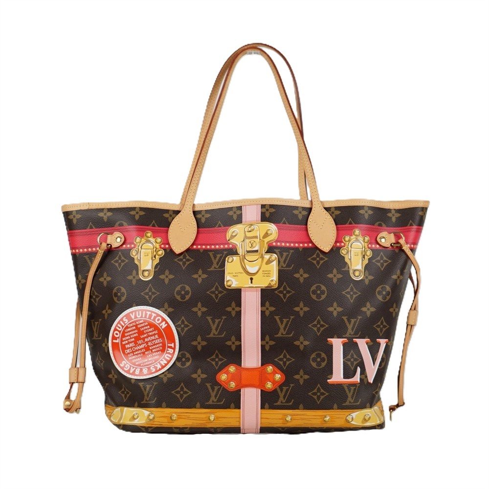 SHOPPER - LOUIS VUITTON SUMMER TRUNKS NEVERFULL MM MONOGRAM
