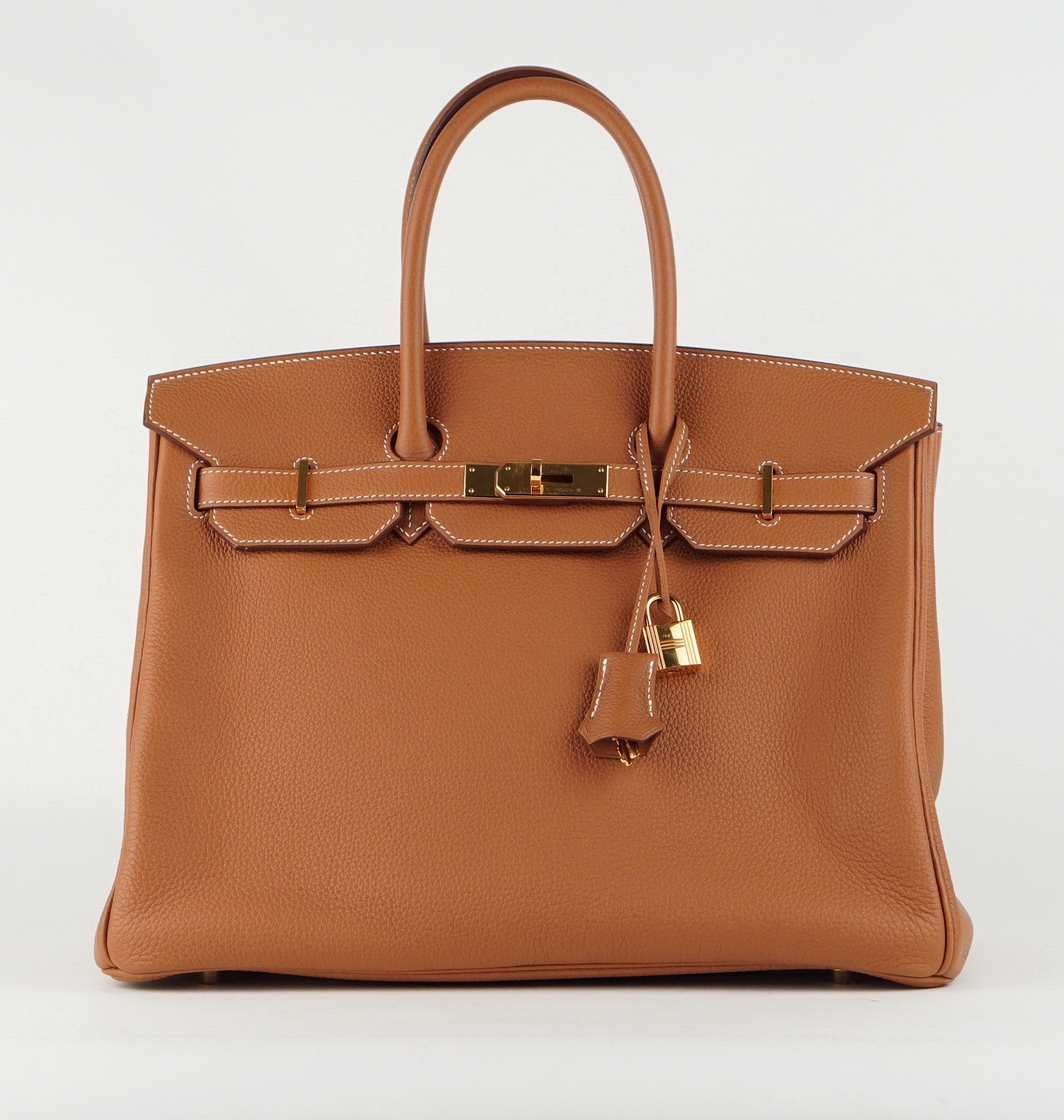 HENKELTASCHE - HERMÈS BIRKIN 35 TOGO BRAUN 2020