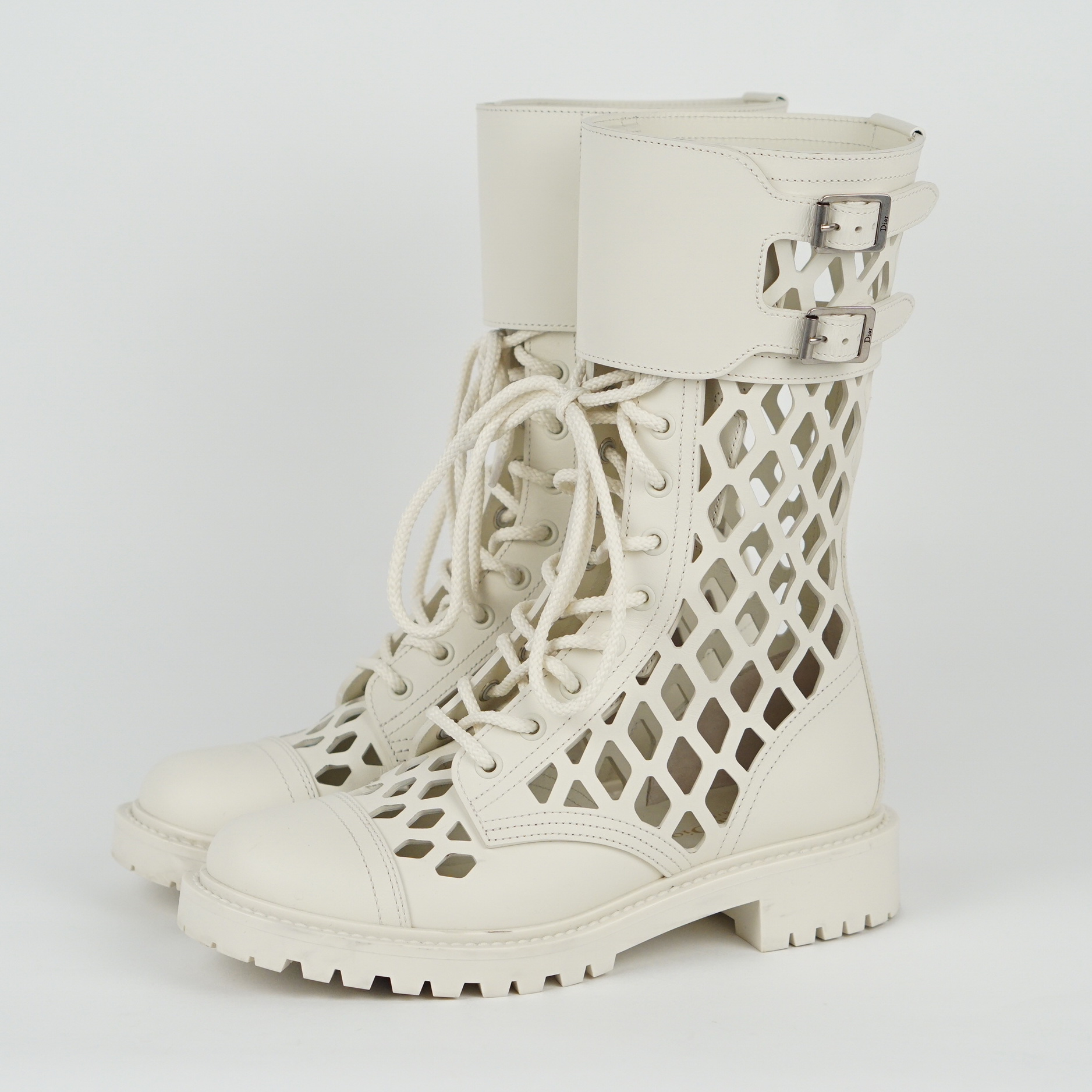 Christian Dior D-Trap Ankle Boots.